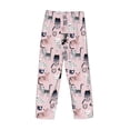 thumbnail image 5 of Goofa Cat Printed Soft Pajama Pants for Men, Wide Leg Comfy Casual Lounge Yoga Pants-Large, 5 of 9