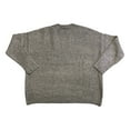 thumbnail image 2 of Vince Camuto Women's Long Sleeve Crewneck Holiday Sweater (Medium Heather Grey Cheers, L), 2 of 3