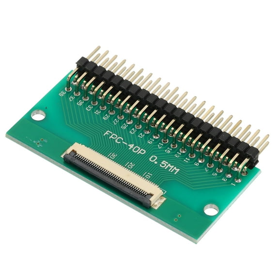 Uxcell FFC FPC Connector Board 40 Pin 0.5mm 2.54mm to 1.0mm 2.54mm DVD PCB Converter Board