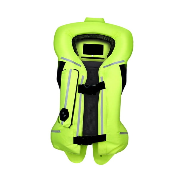 Chaleco con bolsa de aire DYNWAVEMX para Motocross Verde XXL