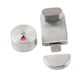 thumbnail image 3 of Lock de baño Bolt Dead Privacy Puerta de acero inoxidable de acero inoxidable Inside Hardware de partición del inodoro para baños wc, 3 of 8