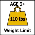 thumbnail image 2 of Big Dig Toy Excavator Ride, Sandbox Digger w/ 360 Rotation Base for Kids Ages 3 & Up, Yellow - Outdoor Playground and Sand Beach Construction Riding Toys for Children, 2 of 9