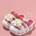 thumbnail image 2 of WZEIIOT Toddler Girl Garden Clogs Shoes Kawaii Cartoon Anti- Cozy Hole Shaped Shoes With Cute 3D Print Soft Indoor Outdoor Beach Pool Slippers Casual Princess Sandals Us Size:6.5, 2 of 4