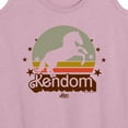 thumbnail image 3 of Barbie The Movie - Kendom Western - Women's Racerback Tank Top, 3 of 5