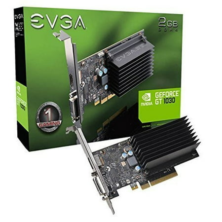 EVGA GeForce GT 1030 25GB SDDR4 Low-Profile Graphics Card