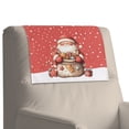 thumbnail image 7 of TSOVTHRID Non Slip Headrest Cover for Recliner Chair, Santa Claus Gift Candy Print Lazy Boy Recliner Headrest Cover, Sofa Head Protector for Office Chair Christmas Decor, 17x27 in, 1 Piece, 7 of 7