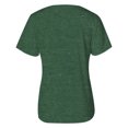 thumbnail image 6 of Fesfesfes Basic Short Sleeve Tees Women Casual V Neck Short Puff Sleeve Color Blouse T-shirt Tops Loose Fit Shirr Womens Tshirts 12(XXL), 6 of 6