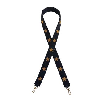 Tennessee Orange & White Checkered Beaded Purse Strap - 49" Length, 1.75" Wide, Gold Clips, Game Day Accessory