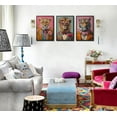 thumbnail image 4 of 3Pcs d Funky Animals Canvas Wall Art Maximalist Wall Decor Pictures Trendy Tiger Lion Leopard Posters Prints Eclectic Preppy y2k Aesthetic Room Decor for Apartment Dorm Decoration 16x24in, 4 of 7