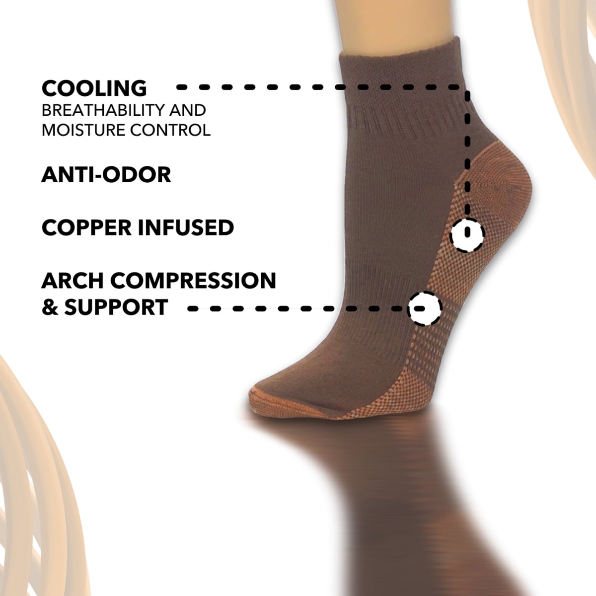 ankle compression socks