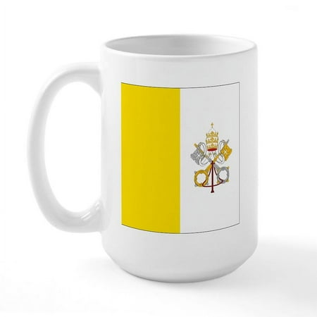 

CafePress - Vatican City Flag Large Mug - 15 oz Ceramic Large Mug