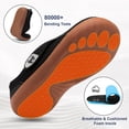 thumbnail image 4 of Barerun Men Shoes Diabetic Friendly Flats,Wide,Adjustable,Square Toe,Size 14.5, 4 of 10