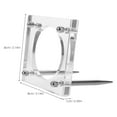 thumbnail image 2 of OUNONA Durable Transparent Coin Display Case Stand with Elegant Frame for Home Use, 2 of 7