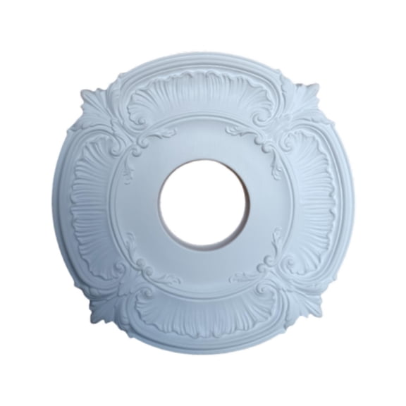 Ceiling Medallion Decorative Cover Plate Molded PU Chandelier Canopy for Modern Dining Room Light Fixture Setup