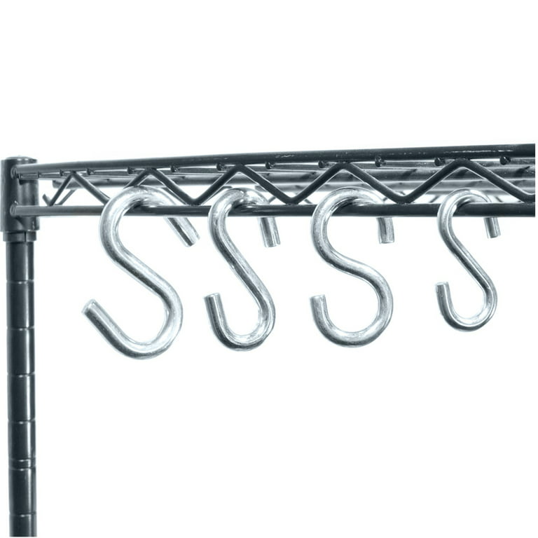 Golberg S-Hooks - Various Sizes and Pack Options Available, Size: 9/32, Silver