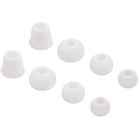 ALXCD Ear Tips for Powerbeats 3 Wireless Headphone, SML 3 Sizes 3 Pair Silicone Replacement Earbud Tips & 1 Pair Double