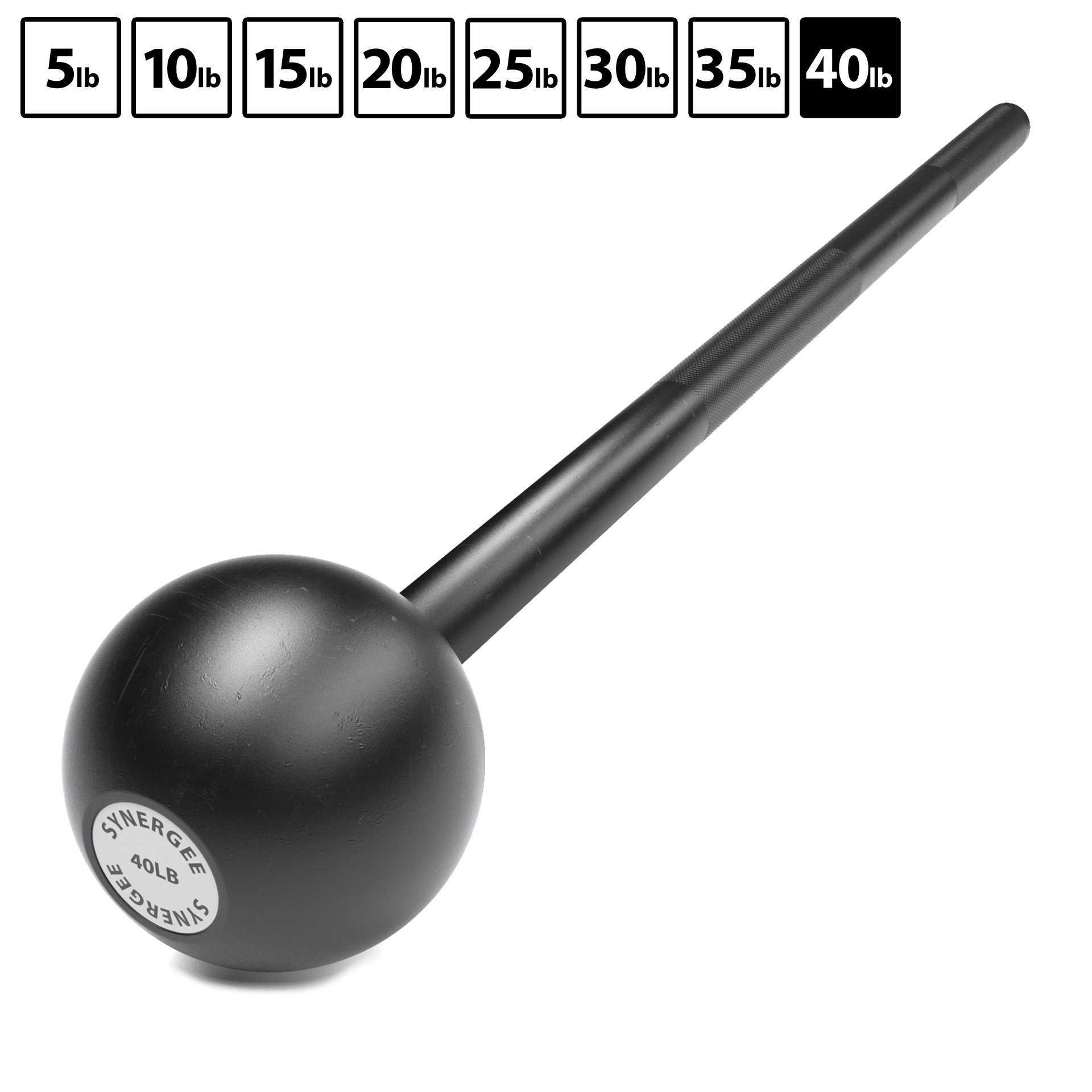 Synergee Steel Mace Available from 5 to 40 lbs Mace Club Macebells for Functional Fitness