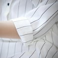 thumbnail image 3 of Robe d'Été Décontractée Dames Rayures Verticales Col Rabattu Chemise Slim Mode Bureau Vestidos, 3 of 6