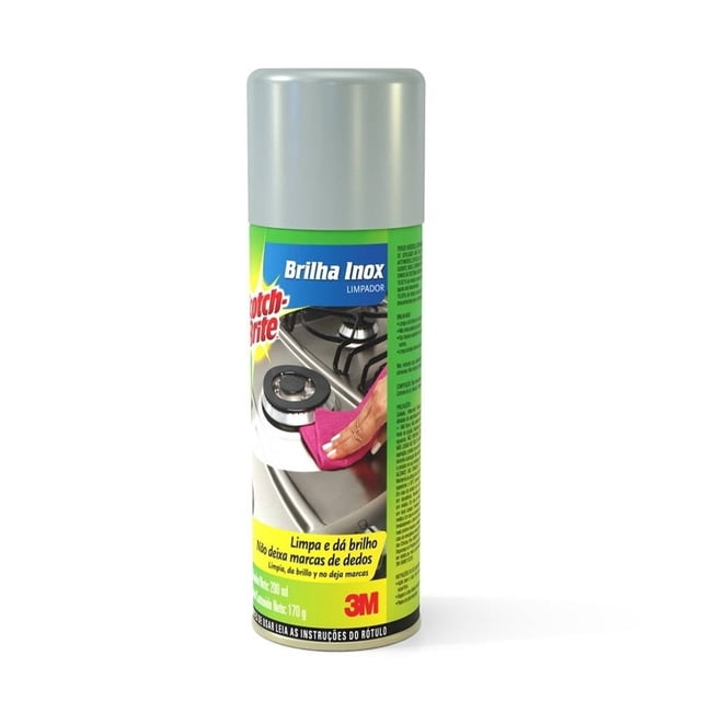 Limpiador en Aerosol de Acero Inoxidable Scotch-Brite 3M 200ml