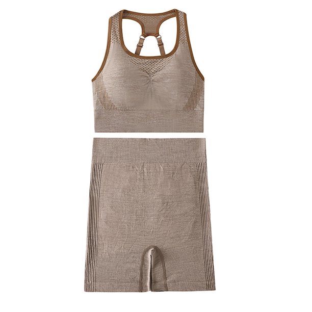 Ropa interior femenina con soporte superior cómodo y sin costuras, sujetador deportivo de copa fija con recolección de aire, lencería femenina