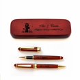 thumbnail image 2 of Personalized Rosewood Case and Two Pens for the Couple, 2 of 4