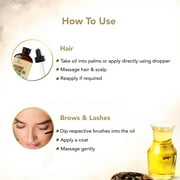 Botanic Hearth Castor Oil (2 fl oz) | USDA Certified Organic | 100% Pure & Hexane Free | Cold Pressed |Promotes Growth for Eyelashes, Eyebrows & Hair | Includes Eyebrow & Eyelash Brush