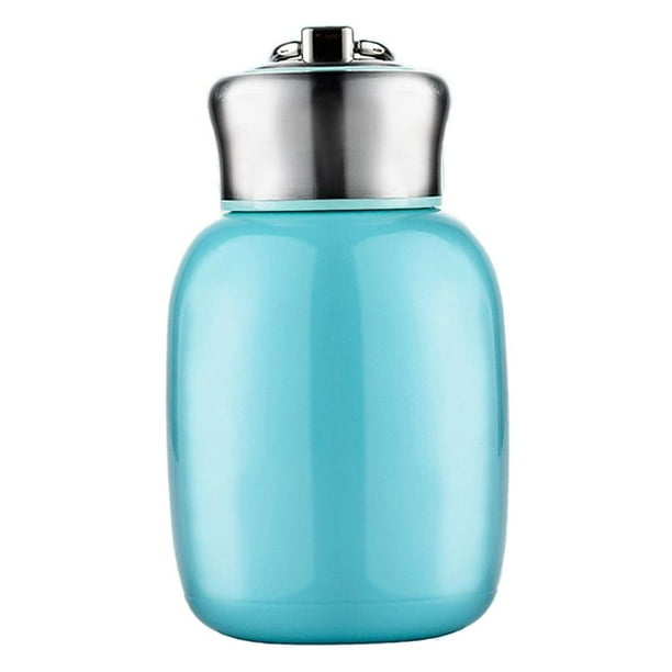 de agua para de acero inoxidable para , niñas, 280 ml de camping al aire libre con aismiento de doble pared para bebidas Azul Soledad Taza térmica de vacío para niños