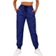 thumbnail image 3 of TaTaai Women Solid Color Casual Jogger Pants Waffle Knit Elastic Waist With Pockets Loose Fit Soft Comfortable Lightweight Breathable Machine Washable Non See-through Daily Office Wear Gift, 3 of 8