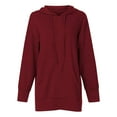 thumbnail image 3 of GZWYHT Hoodies for Women Graphic Hoodies Women's Hoodies Long Sleeve Lightweight With Pockets Fashion Sweatshirts Dress Sweatshirt for Women Womens Sweatshirts Long Sleeve Tops Wine M, 3 of 9
