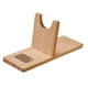 thumbnail image 2 of Soporte de madera para pegamento caliente, soporte para herramientas de pegamento caliente de mesa, organizador de escritorio para taller con almohadilla antigoteo grande, 2 of 9