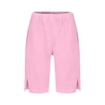 thumbnail image 4 of XIMIN Boys Short Beach Pants Knee Length Cropped Split Summer Casual Shorts Teen Kids Lightweight Elastic Waist Trousers, 4 of 4