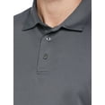 thumbnail image 4 of Ben Hogan Men’s and Big Men’s Mini Jacquard Long Sleeve Golf Polo Shirt, up to Size 5XL, 4 of 4