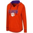 thumbnail image 2 of Women's Colosseum Orange Clemson Tigers Tunic Pullover Hoodie, 2 of 3