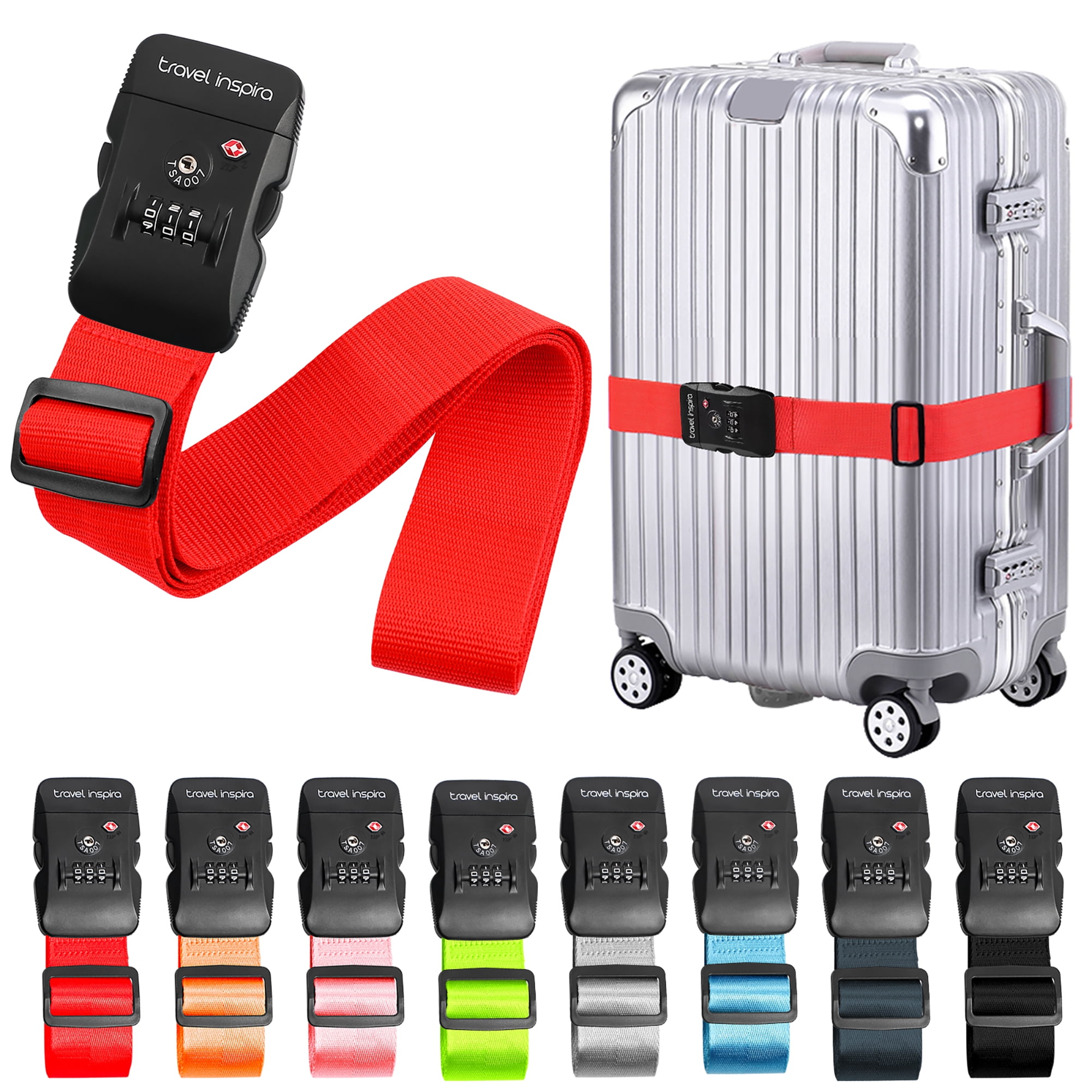 Travel Inspira TSA Luggage Strap Red photo 1