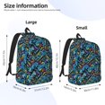 thumbnail image 2 of Rocae Love Music for Canvas College Laptop Backpack for Men Women-Small, 2 of 5