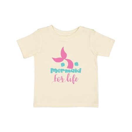 

Inktastic Mermaid for Life Mermaid Tail Mermaid Silhouette Gift Baby Girl T-Shirt