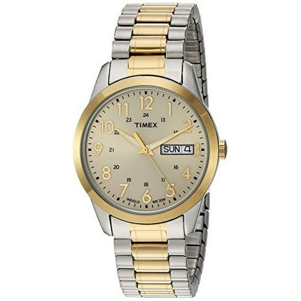 Timex Men's Timex South Street Sport Two Tone Expansion Band Watch
