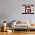 thumbnail image 5 of Pink Pig Canvas Wall Art Cute Funny Piggy Pictures God Says You Are Painting Rustic Farmhouse Wall Decor Modern Framed Prints Artwork Home Bathroom Bedroom Living Room Kitchen Office Decor 16"x12", 5 of 5