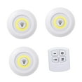 thumbnail image 1 of Moderna luz debajo del gabinete LED COB luz nocturna control remoto lámpara 3 blanco claro blanco Yuyangstore Bajo la luz del gabinete, 1 of 8