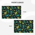 thumbnail image 3 of Placemats Set Of 4 / 6, Exotic Abstract Cute Gecko Lizard Placemats For Dining Table Indoor/Outdoors Heat Resistant Washable Placemats 18" X 12", 3 of 8