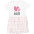 thumbnail image 3 of Inktastic I Love My Abuela Girls Toddler Dress, 3 of 5