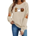 thumbnail image 3 of Jsaierl Womens Halloween Sweatshirts Cute Graphic Pullovers Vintage Going Out Round Neck Long Sleeve Sweater Tops Halloween Clothes, Sizes S-2XL, 3 of 6
