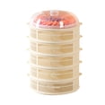 thumbnail image 2 of Clearance! Stacked Hollowed Out Vegetable Cover With Cover Multi-functional Cover For Leftover Food On The Table Summer Fly And Insect Proof Vegetable Cover With 6 Tiers Warehouse Clearance, 2 of 2