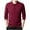 Wine2, variant on GigrtiJin Mens Plus Size Knitted Sweater Round Neck Solid Color 1/4 Zipper Casual Sweaters Warm Comfy Basic Pullover Tops