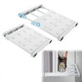 thumbnail image 1 of 2 Pcs School Locker Shelf Organizer - Adjustable Locker Divider Mate Easy to Install for Extending Locker Use Space, 1 of 7