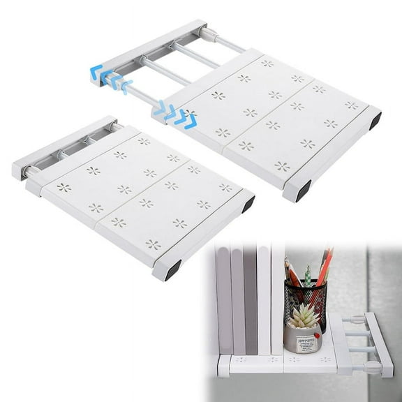 2 Pcs School Locker Shelf Organizer - Adjustable Locker Divider Mate Easy to Install for Extending Locker Use Space