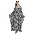 thumbnail image 5 of Moomaya Long Kaftan Maxi Dress For Womens Kimono Sleeves Beachwear Cover Up Plus Size Dresses, 5 of 6