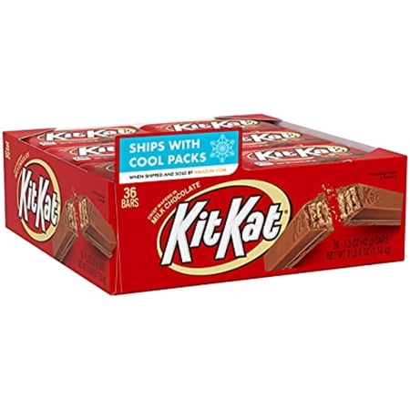 Kit Kat Milk Chocolate Wafer Candy  Bulk Individually Wrapped  1.5 Oz Bars (36 Count)