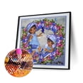 thumbnail image 1 of Cuadros Decorativos DIY Diamond Painting Purple Garland Girl Taladro parcial en forma especial (YXC167) Ehuebsd embutido en tela, 1 of 8