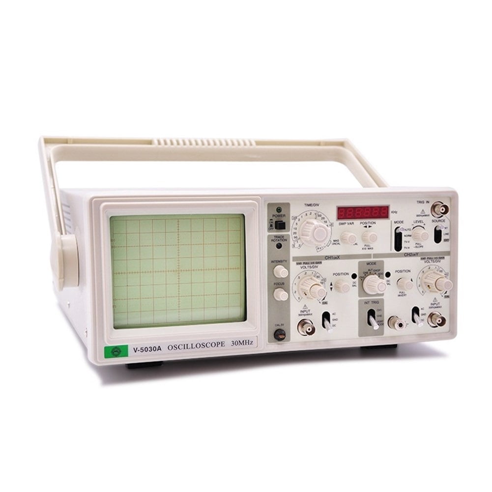 Dual-track Analog Oscilloscope Six-digit Frequency Meter V-5030A